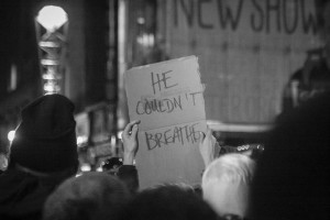 Protest against the Eric Garner Grand Jury verdict in New York. Photo Credit: Dave Bledsoe, Flickr CC. 