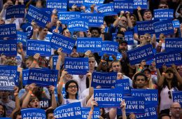 Bernie Sanders rally at Penn State prior to the Pennsylvania primary election, 4/19/16. [Paul Weaver/Flickr]